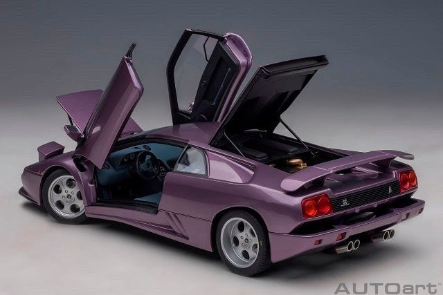 AUTOart 79142 1/18 Lamborghini Diablo SE30 Jota Metallic Purple Coupe