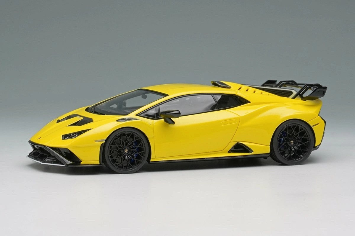 Make Up EIDOLON EM737C 1/43 Lamborghini Huracan STO 2021 Giallo Belenus Resin