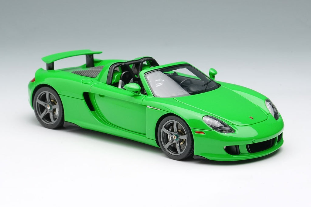 EIDOLON EM567H 1/43 Porsche Carrera GT 2004 (Rear Wing Up) (US spec) Viper Green