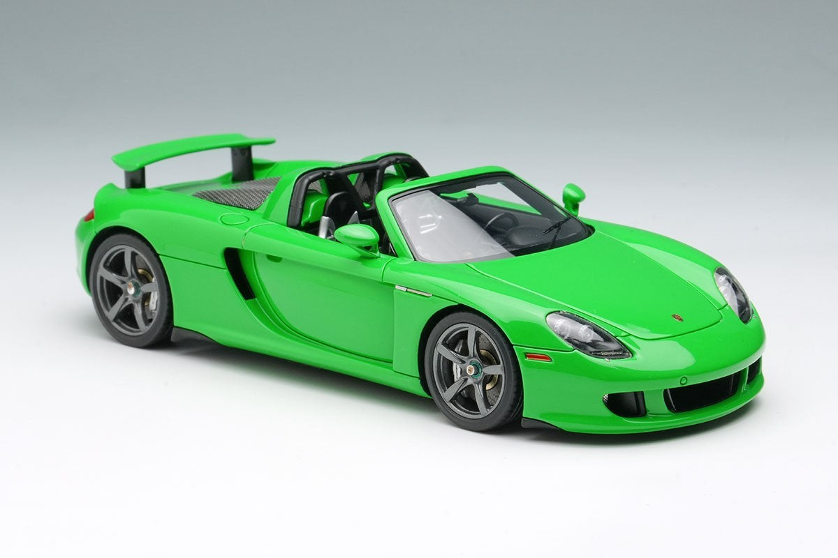 EIDOLON EM567H 1/43 Porsche Carrera GT 2004 (Rear Wing Up) (US spec) Viper Green