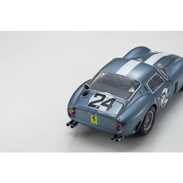 Kyosho KS08438D 1/18 Ferrari 250 GTO 1962 Sebring #24 Blue Die-Cast Model