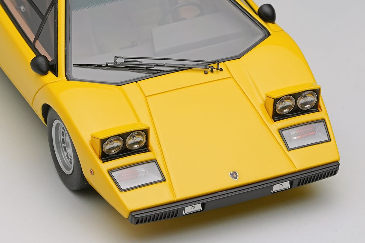 Make Up EIDOLON EM822A 1/43 Lamborghini Countach LP400 1974 Yellow Resin