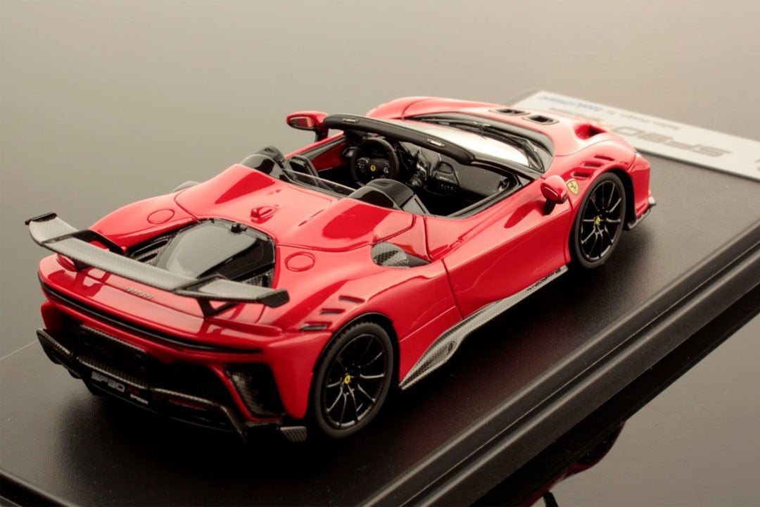 Looksmart LS552B 1/43 Ferrari SF90 XX Spider 2023 Rosso Corsa Red Resin