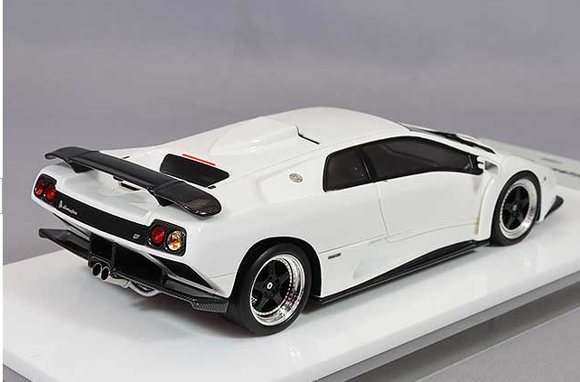 Make Up EIDOLON EM782B 1/43 Lamborghini Diablo GT 1999 White Resin Car Model