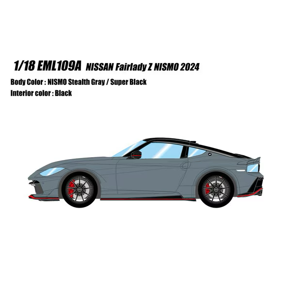 Make Up EIDOLON EML109A - 1:18 Nissan Fairlady Z NISMO 2024 “Stealth Gray”