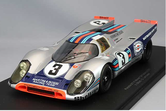 Spark S18SE71 1/18 Porsche 917K Sebring 12H Winner 1971 #3 Multi Resin
