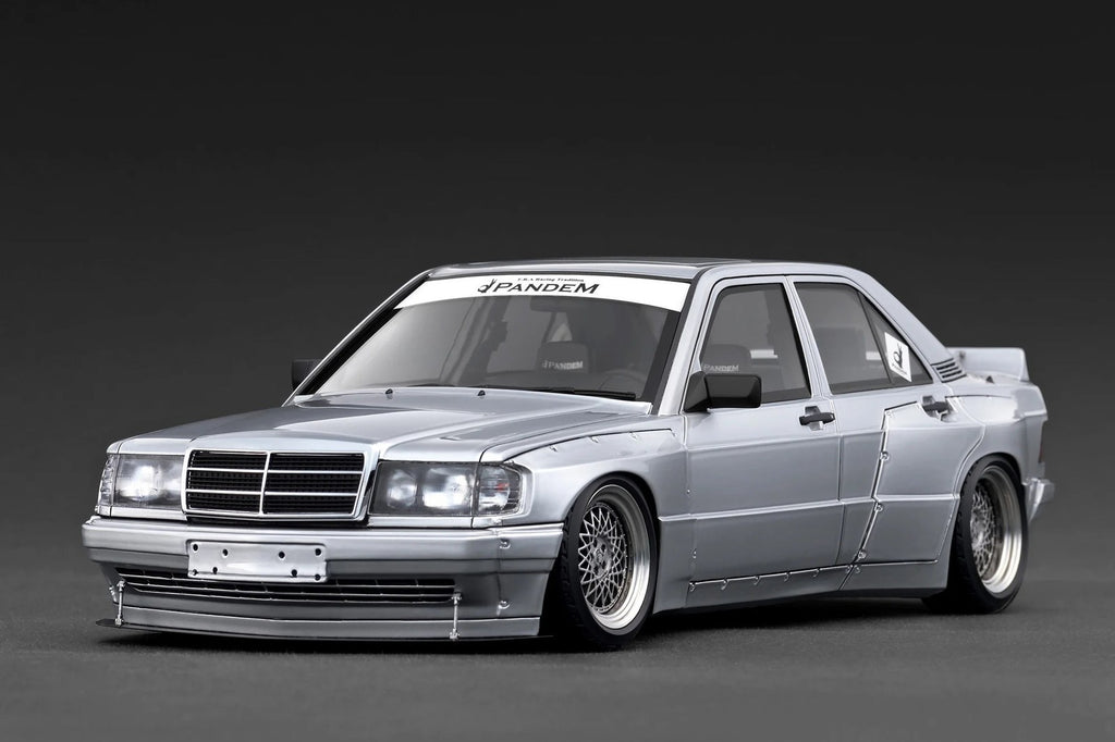Ignition Model IG3768 1/18 Pandem 190 Silver Widebody