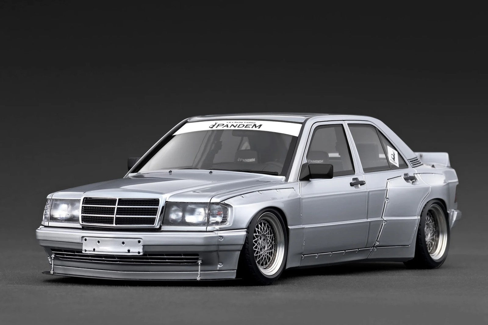 Ignition Model IG3768 1/18 Pandem 190 Silver Widebody