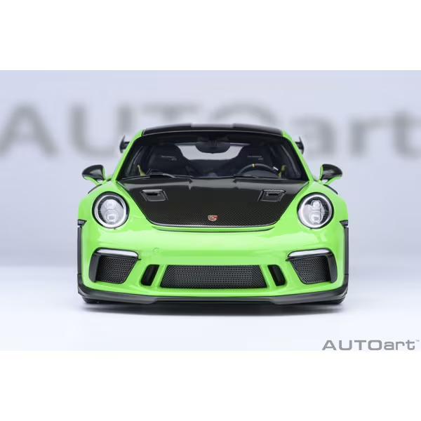 AUTOart 78179 1/18 Porsche 911 991.2 GT3 RS Weissach Green Diecast