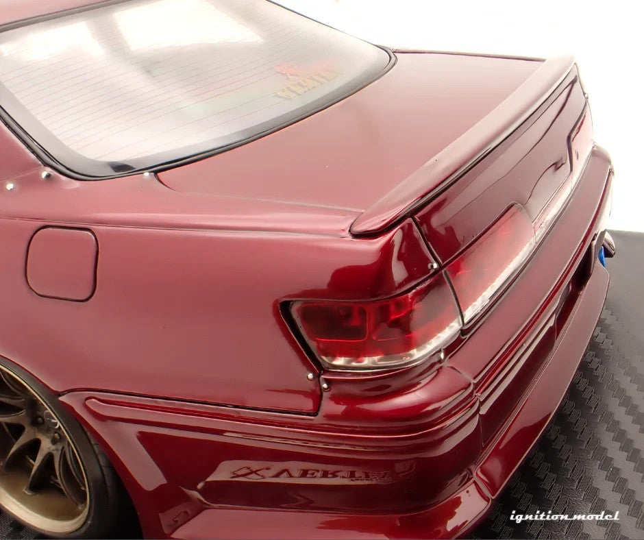 Ignition Model IG3577 1/18 VERTEX Toyota Mark II JZX100 Red Metallic Resin