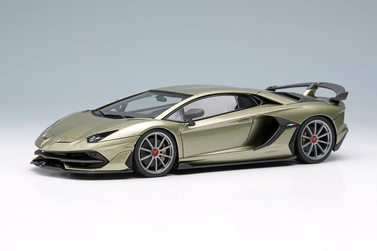 EIDOLON EM513I 1/43 Lamborghini Aventador SVJ 2018 Nireo Wheel Verde Draco