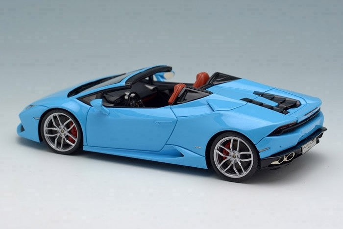 EIDOLON EM342A1 1/43 Lamborghini Huracan LP610-4 Spider Pearl Light Blue Resin