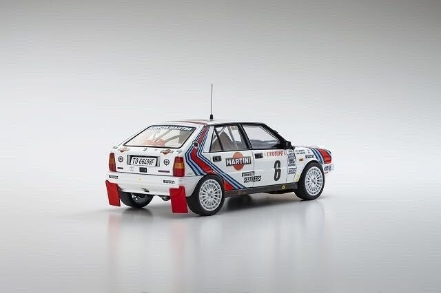Kyosho KS08960A 1/18 Lancia Delta HF 4WD Monte Carlo Team Lancia Martini 1987 #6