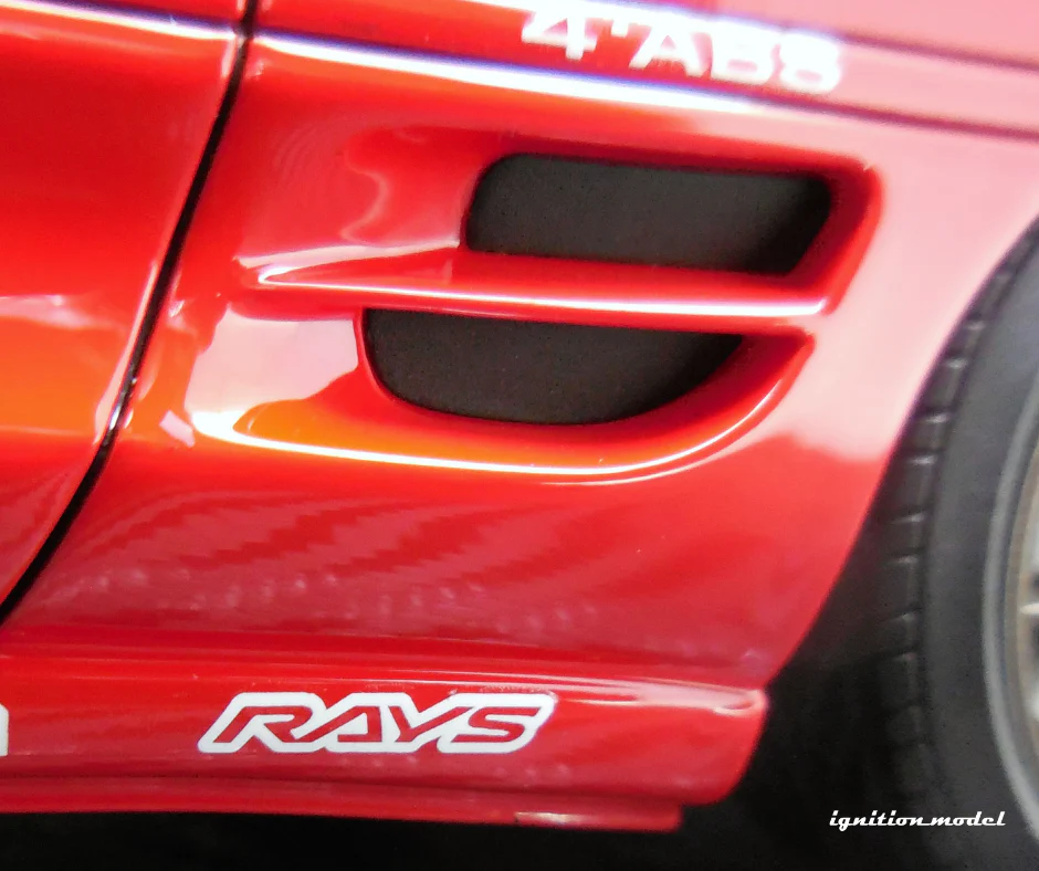 Ignition Model IG3338 1/18 Toyota MR2 SW20 GT Wing CE28 Red Resin