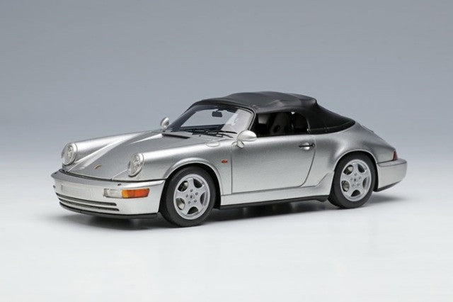 Make Up EIDOLON VM165A 1/43 Porsche 911 964 Carrera 2 Speedster Silver 1993