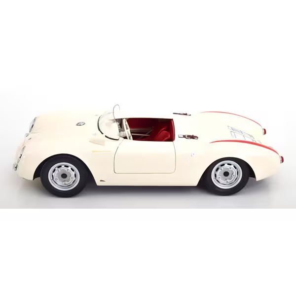 KK scale KKDC120114 1/12 Porsche 550A Spyder 1953–1957 White/Red (Diecast Model)