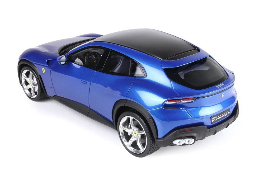 BBR P18219GV 1/18 Ferrari Purosangue 2022 Blu Corsa Blue Resin Limited 84pcs w/D