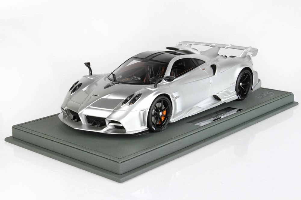 BBR P18192DV 1/18 Pagani Huayra Imola 2020 Titanium Matt Silver Limited 220pcs