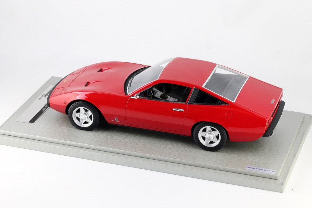 Tecno Model TM18-92A 1/18 Ferrari 365 GTC/4 1971 Rosso Corsa Black Int Resin Ltd