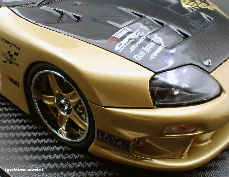 Ignition Model IG3743 1/18 Top Secret GT300 Supra A80 Gold