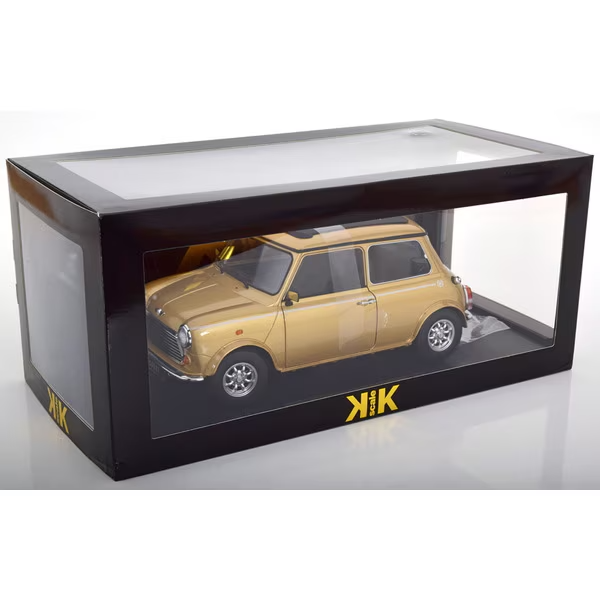 KK Scale KKDC120076L - 1/12 Mini Cooper Sunroof Gold Metallic Left-Hand Drive
