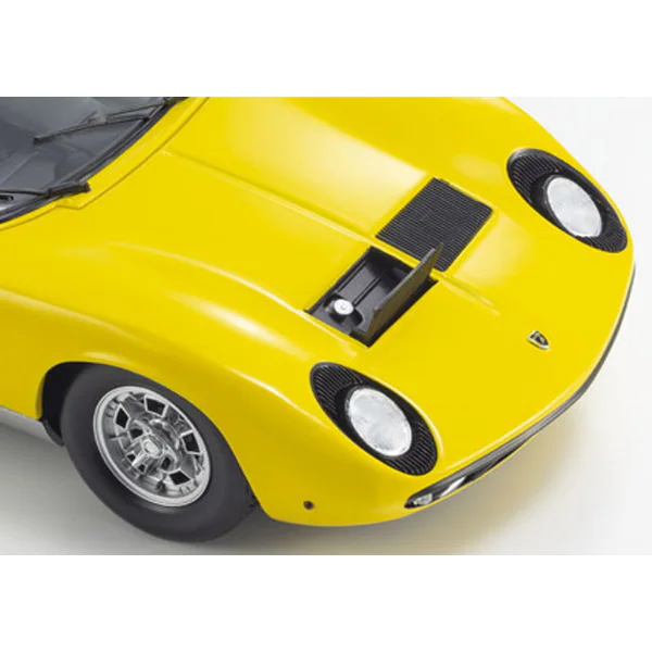 Kyosho KS08314Y 1/18 Lamborghini Miura P400 Yellow Diecast Model Car