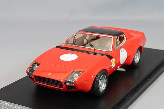 Matrix MXR40604-023 1/43 Ferrari 365 GTB/4 NART Spider Michelotti 1974 Red Resin