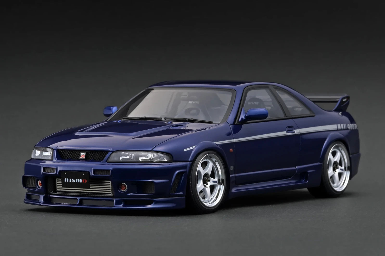 Ignition Model IG3655 1/18 Nissan NISMO 400R R33 Deep Marine Blue Resin