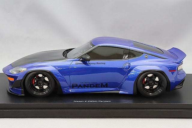 TOP SPEED TS0530 1/18 Nissan PANDEM Nissan Z RZ34 Seiran Blue