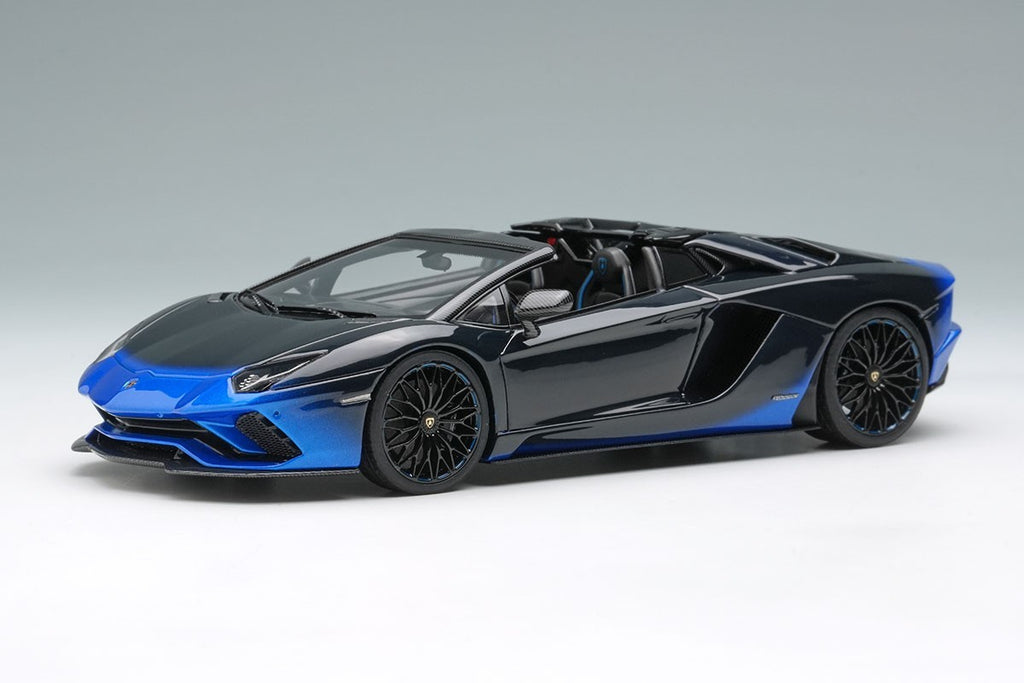 EIDOLON EM767A 1/43 Lamborghini Aventador S 2018 Blue Resin Limited 100pcs