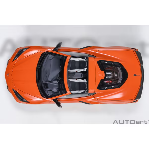 AUTOart 71283 1/18 Chevrolet Corvette C8 Stingray Z51 Orange Diecast
