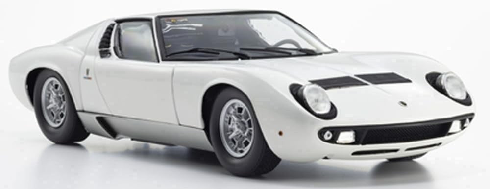 Kyosho KS08314W 1:18 Lamborghini Miura P400 White Diecast Model Car
