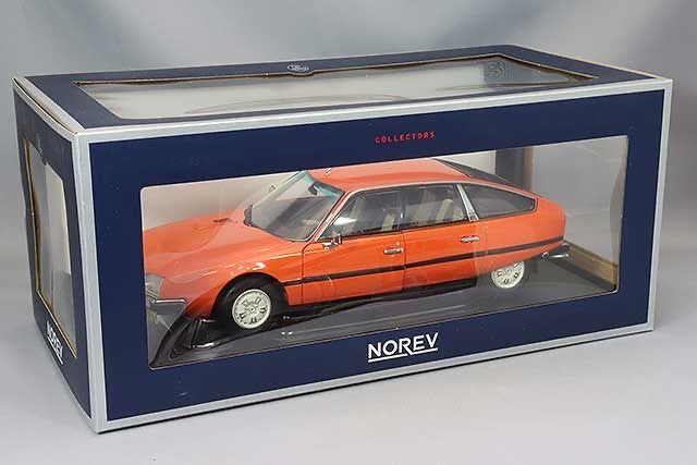 Norev NO181524 1/18 Citroen CX 2400 GTI 1977 Mandarin Orange Diecast Model Car
