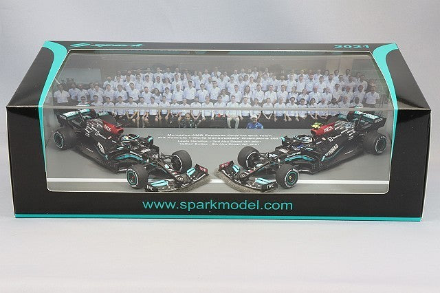 Spark S7860 1/43 Mercedes-AMG Petronas 2021 Abu Dhabi 2-Car Set
