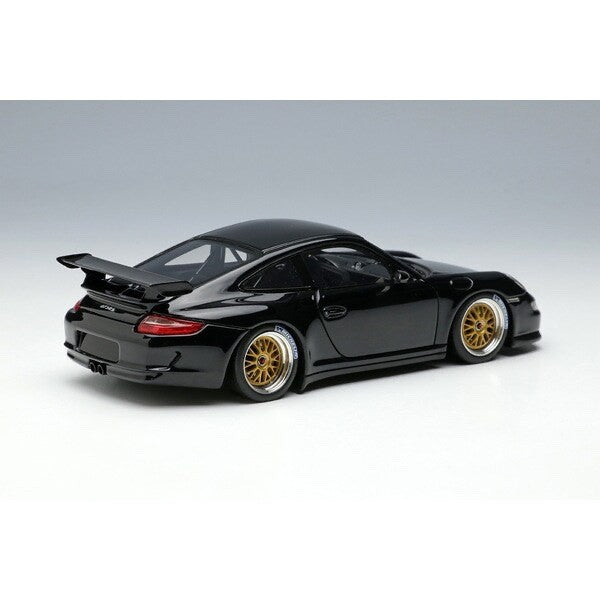 EIDOLON EM711A 1/43 Porsche 911 (997) GT3 RS 2007 BBS LM Wheel Black Resin Model