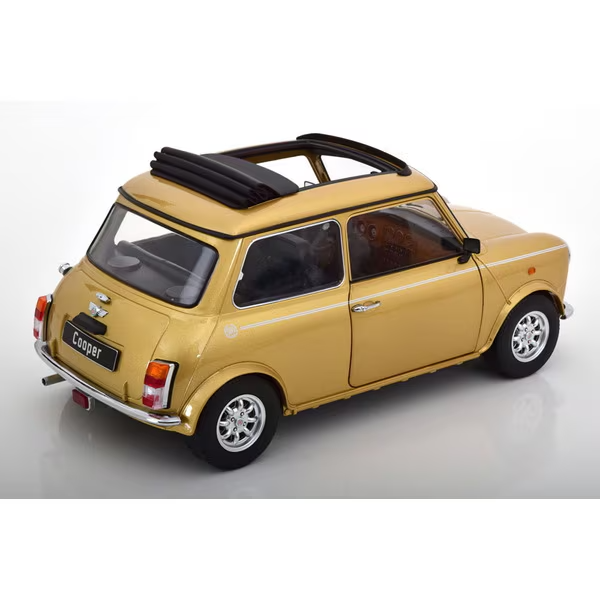 KK Scale KKDC120076L - 1/12 Mini Cooper Sunroof Gold Metallic Left-Hand Drive