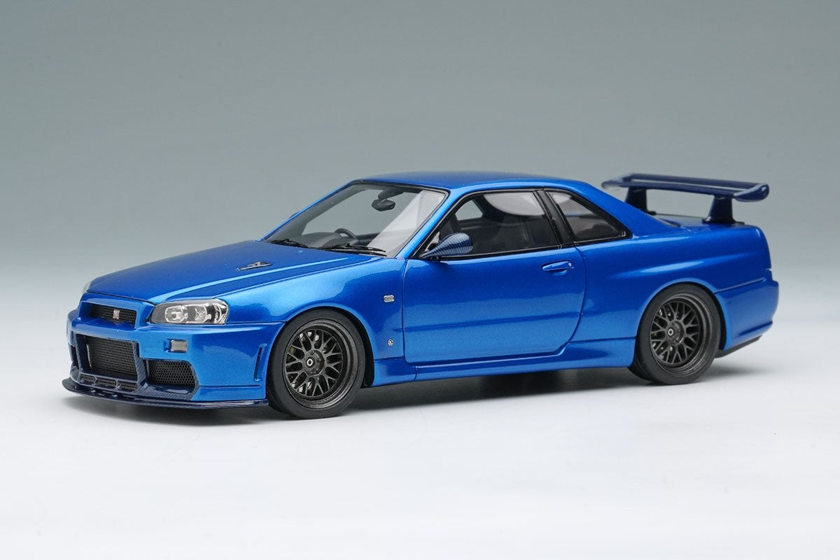 Make Up EIDOLON EM681B 1/43 Built by Legends Mine's BNR34 GT-R Bayside Blue