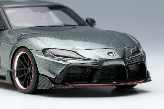 EIDOLON EM595D 1/43 TOM'S GR Supra 2020 Ice Gray Metallic Limited 50pcs