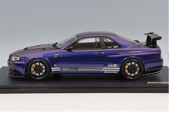 Ignition Model IG3850 1/18 TOP SECRET 34GT-R Purple Metallic