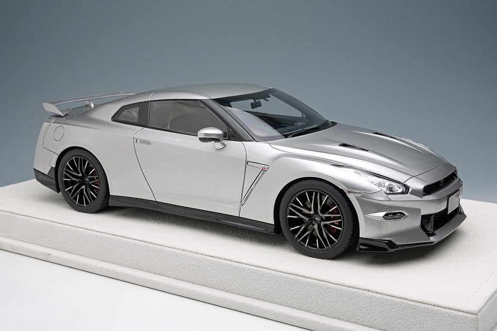 Make Up EIDOLON EML083C 1/18 Nissan GT-R Premium Ed 2024 Ultimate Metal Silver