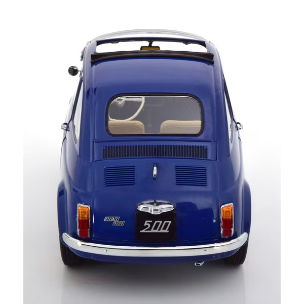 KK Scale KKDC120063 - 1/12 Fiat 500 F Custom 1968 Dark Blue [Die-cast Mini Car]