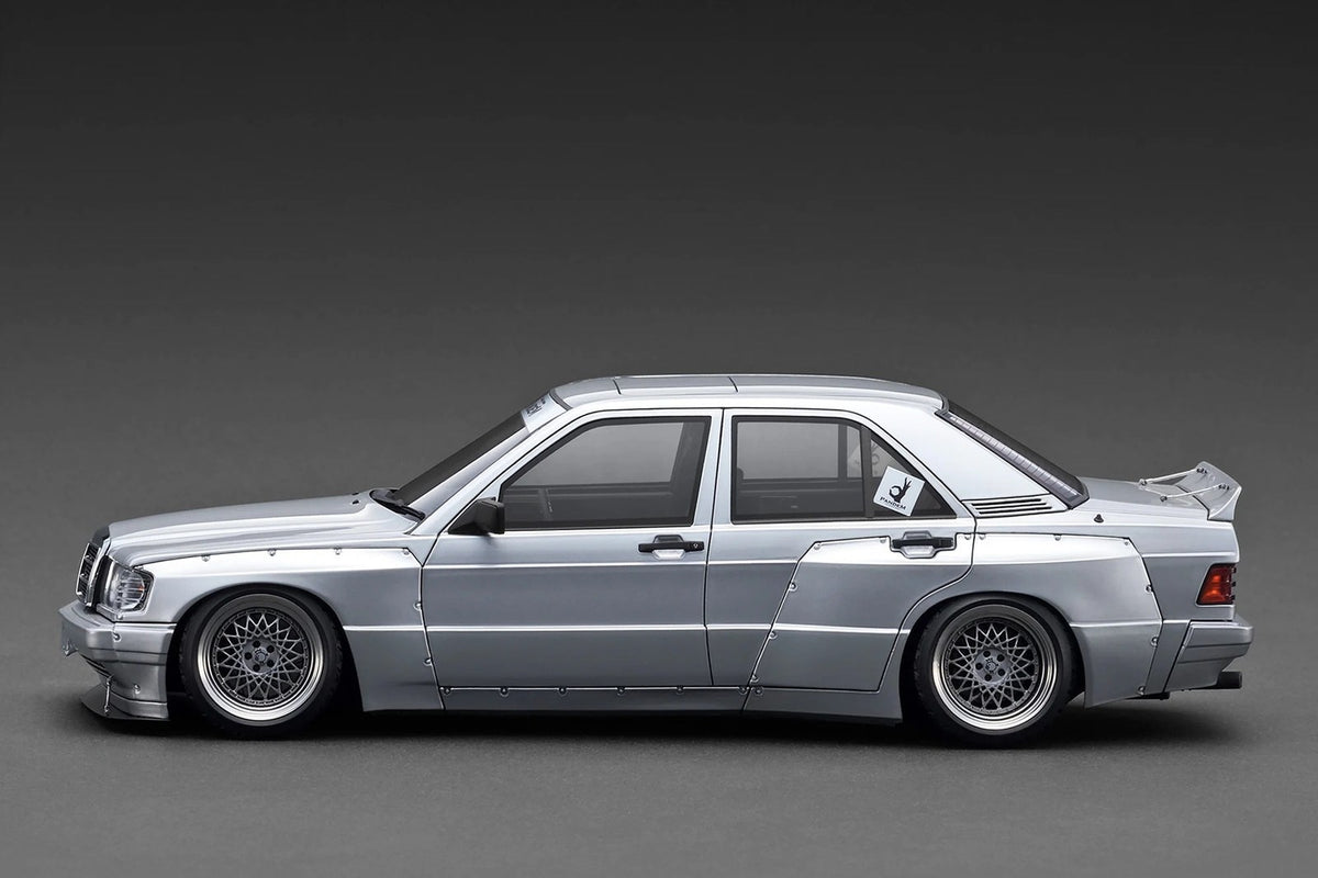Ignition Model IG3768 1/18 Pandem 190 Silver Widebody
