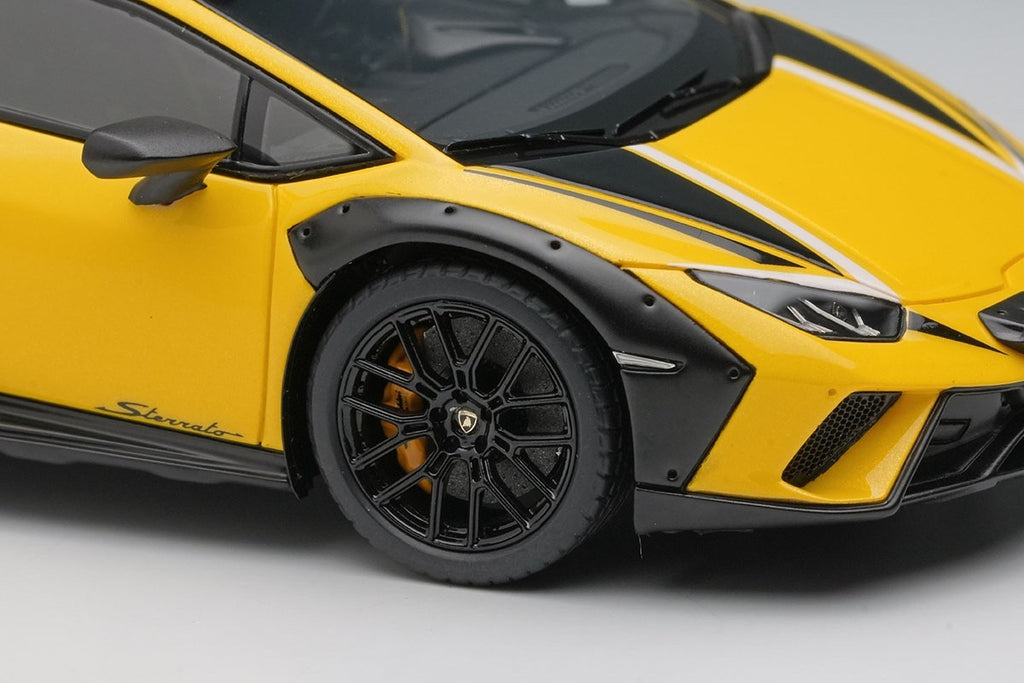 EIDOLON EM738G 1/43 Lamborghini Huracan Sterrato 2024 Giallo Inti Stripe Resin