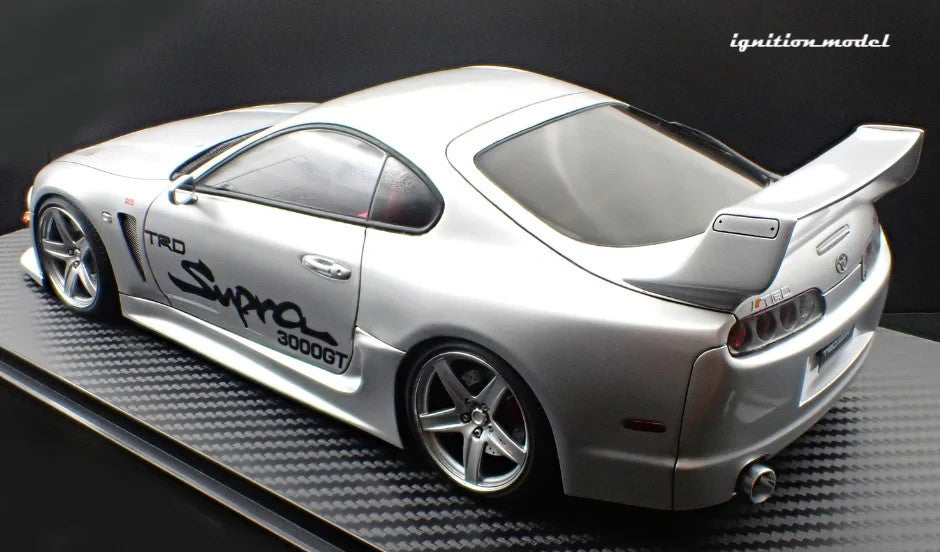 Ignition Model IG3600 1/18 Toyota Supra A80 TRD 3000GT Silver Resin