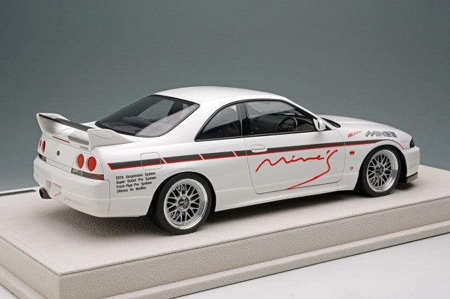 EIDOLON EML179B 1/18 Mine's Skyline GT-R(BCNR33) White Limited 120pcs