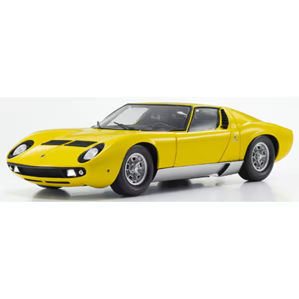 Kyosho KS08314Y 1/18 Lamborghini Miura P400 Yellow Diecast Model Car