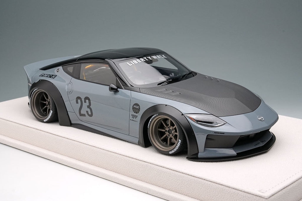 Make Up EIDOLON EML137C 1/18 LB nation Nissan Fairlady Z RZ34 Gray Limited