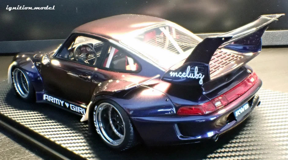 Ignition Model IG3739 1/18 RWB Porsche 993 Purple Metallic Resin