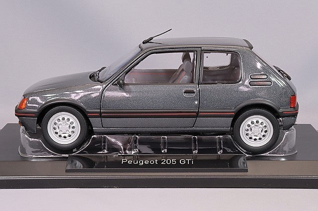 Norev NO184845 1/18 Peugeot 205 GTi 1.6 1988 Graphite Grey Diecast