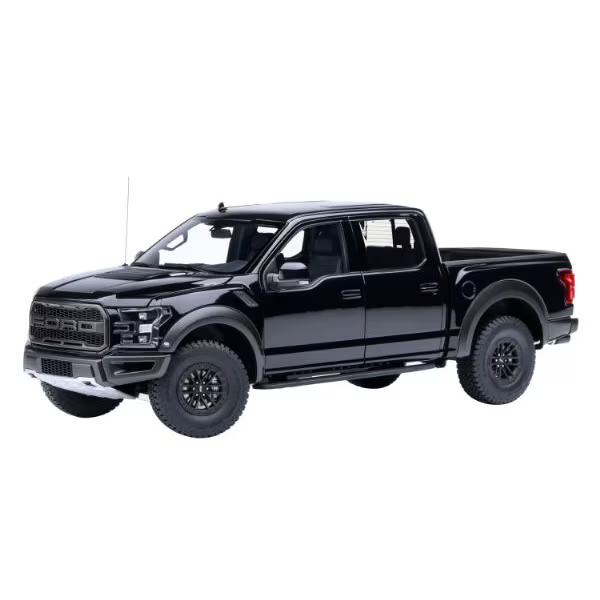 AUTOart 72947 1/18 Ford F-150 Raptor SuperCrew 2019 Black Diecast